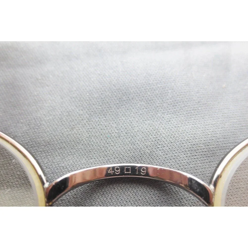 Emporio Armani 093 1021 Gunmetal Bronze Oval Eyeglasses Frames 49-19-130